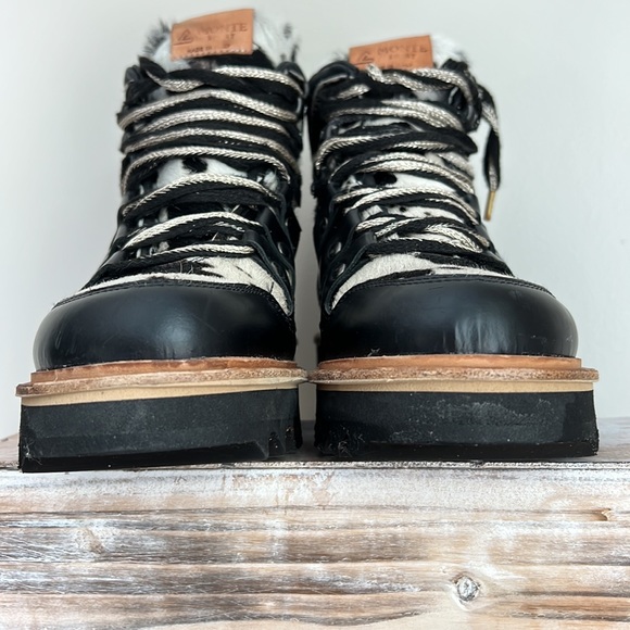 MONTE SPORT  “BRIGITTE“ White & Black Boots Size 37 - Picture 11 of 16